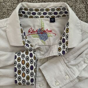 ROBERT GRAHAM Flip Cuff Mini Dot Pattern Button Shirt Men’s Size Large L
